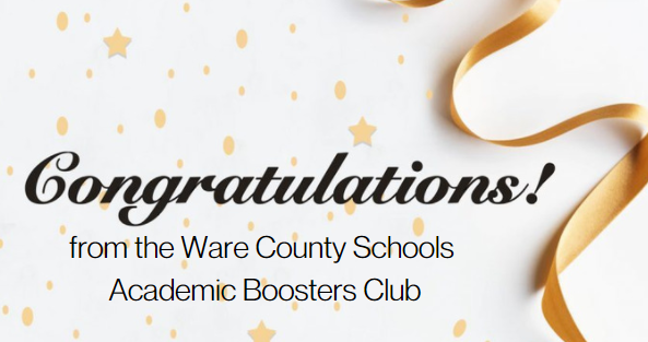 WCS Academic Boosters Club Announces Award Winners Ware County Schools