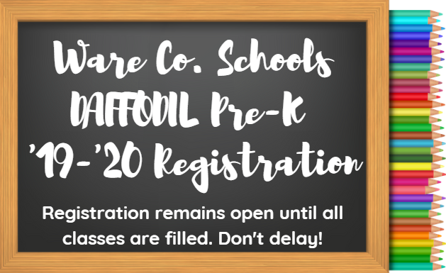DAFFODIL Pre-K Registration for the 2019-2020 School Year is Still Open