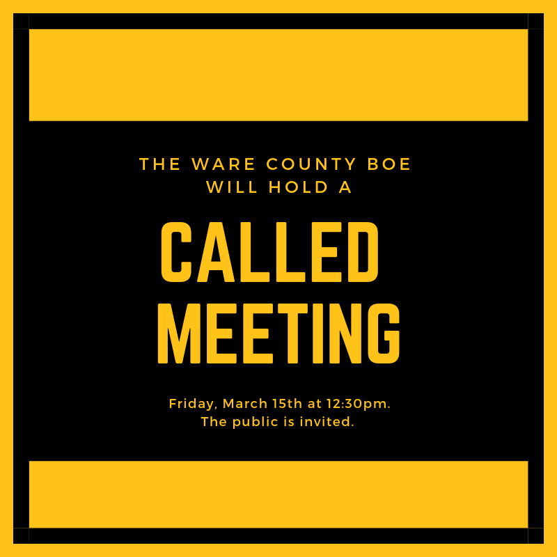 Called Meeting March 15th