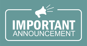 Important Announcement