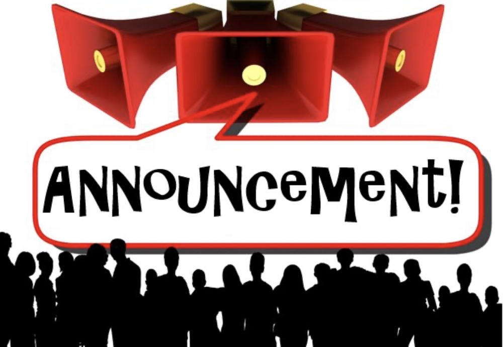 school announcement clip art