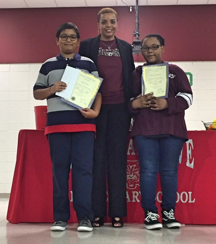Memorial Drive Elementary Recognizes Young Citizenship Award Winners