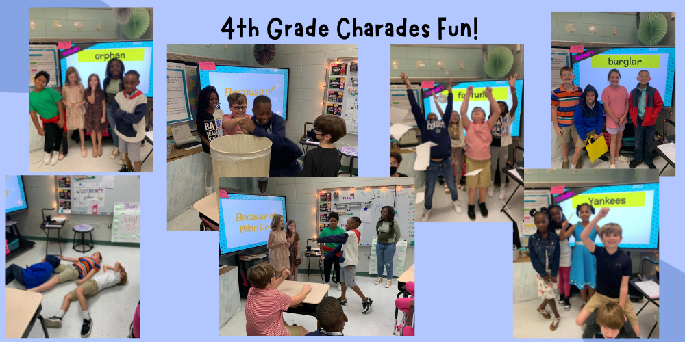 4th Grade Charades Fun