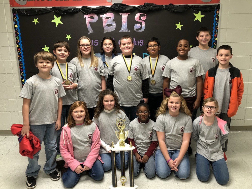 Memorial Drive Elementary Students Win 1st Place at Quiz Bowl Tournament