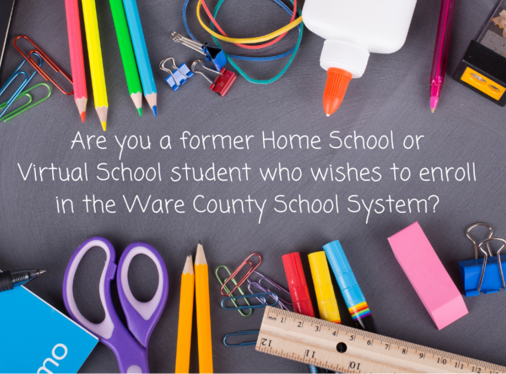 Calling All Students Who Wish to Enroll from Home School or Virtual School