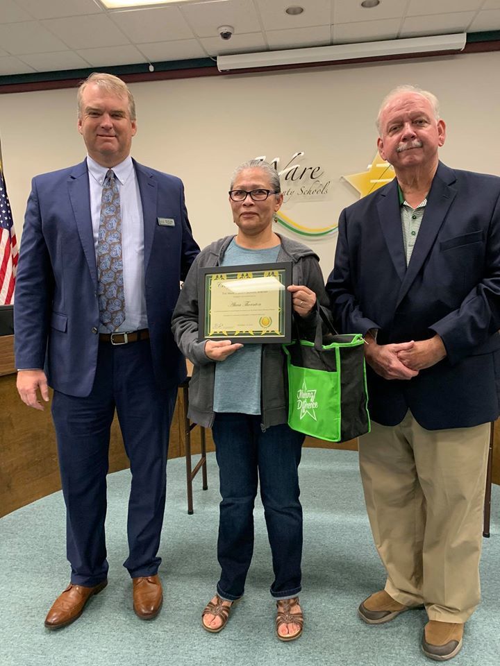 Ms/ Alicia Thornton is the December Classified Golden Achievement Award Winner
