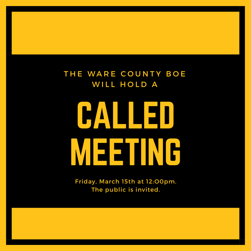 Called Meeting March 15th