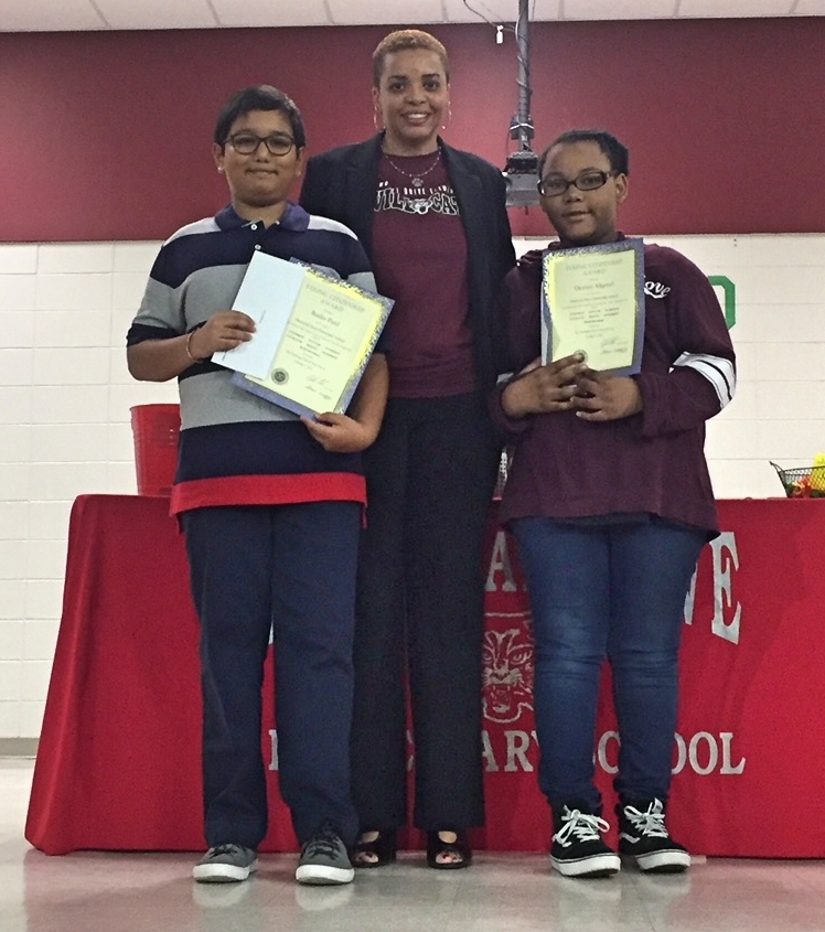 Memorial Drive Young Citizenship award winners