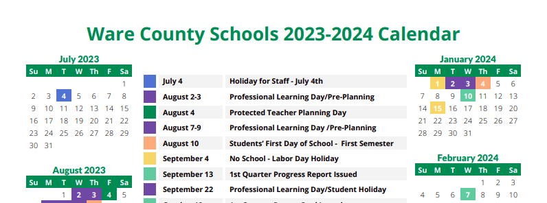 WCS 2023-2024 Calendar