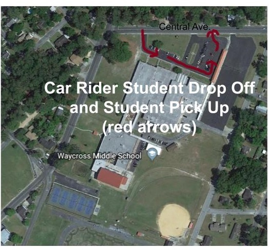 Car Rider Student Drop Off and Student Pick Up
