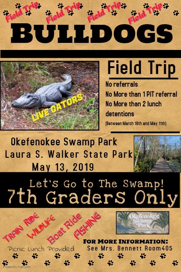 7th Grade Field Trip