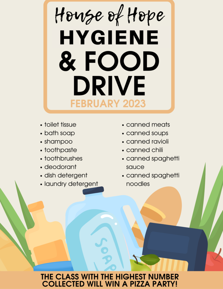 House of Hope Food Drive
