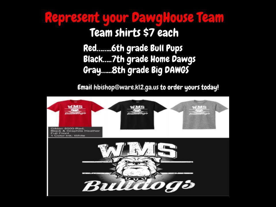 DawgHouse Team t-shirts