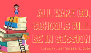 Schools Reopen Tuesday, September 3rd