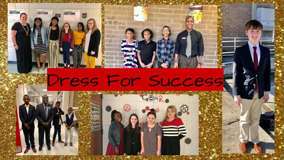 WXMS Students Dress for Success Waycross Middle School