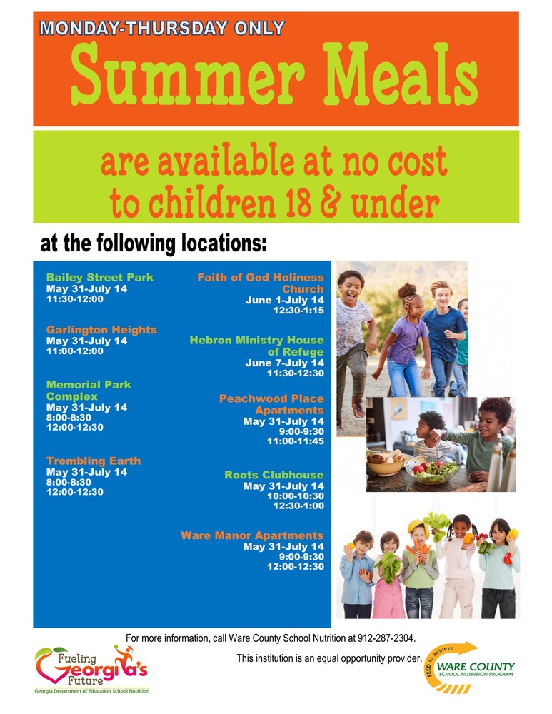Summer Meals Info