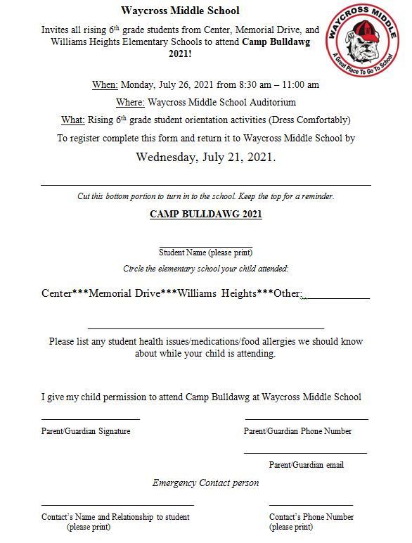 Camp Bulldawg 2021