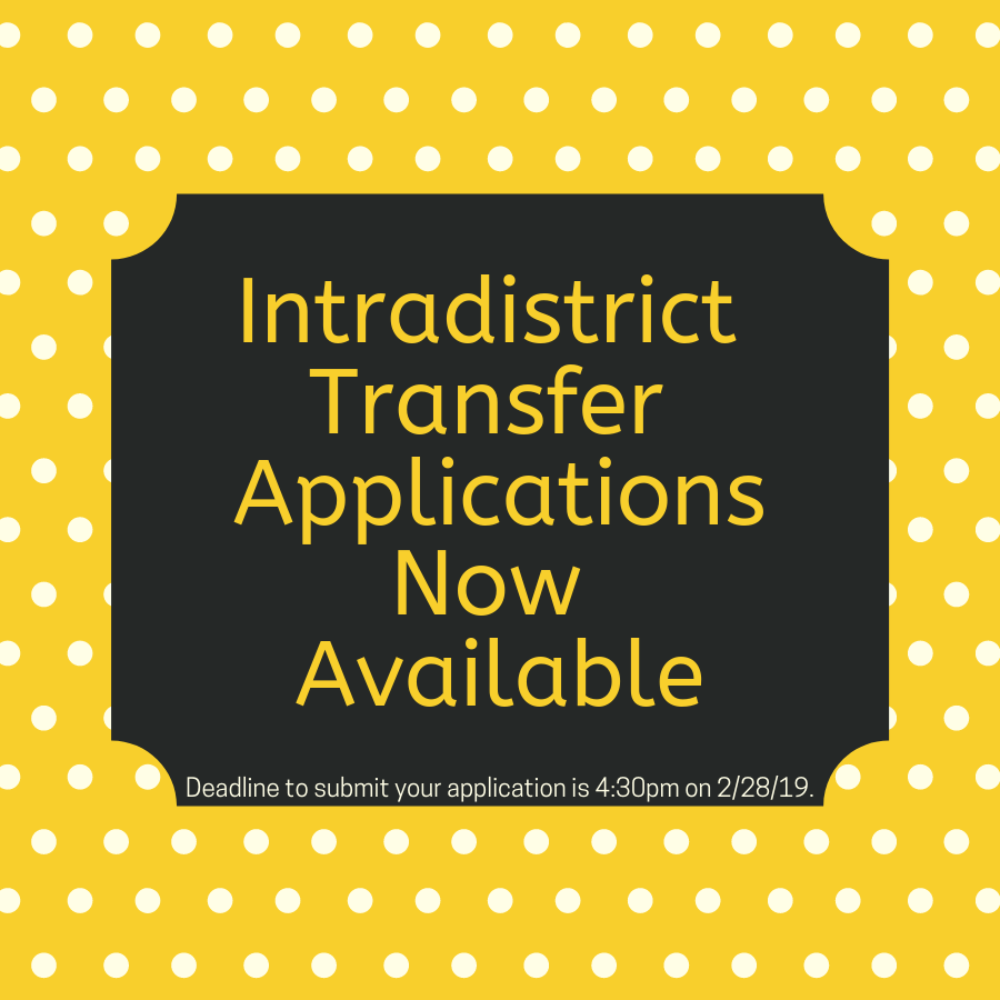 Intradistrict Transfer Application