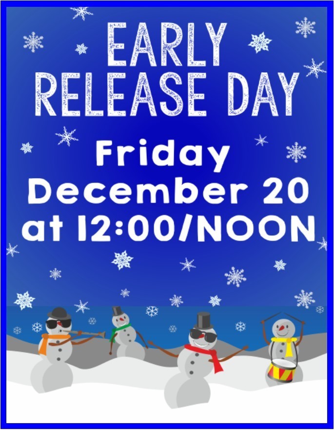 Early Release! Williams Heights Elementary School