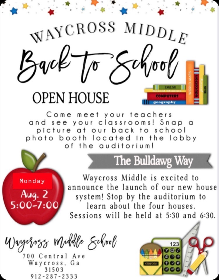Open House Waycross Middle School
