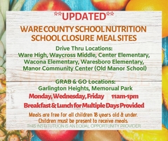 School Closure Meal Program Kicks Off March 18th