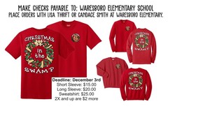 Waresboro Elementary's Christmas Shirt