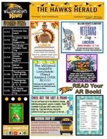 Check out our newsletter for November 4-8!