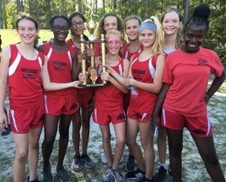 Waycross Middle School Lady Bulldogs are Cross Country Conference Champions