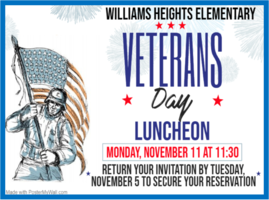 Veterans Day Luncheon