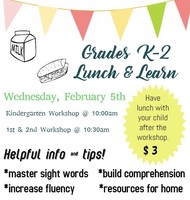 K-2 Lunch and Learn