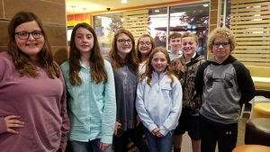 WARE MIDDLE FFA PARTICIPATES IN AREA COMPETITIONS