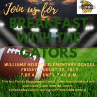 Join us for Breakfast with the Gators!