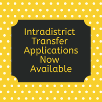 Intradistrict Transfer Applications Now Available