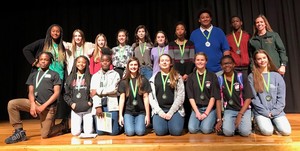 Waycross Middle School Students Perform Well at District Tech Fair