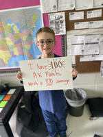 CES Fifth Grader Earns 100 A.R. Points