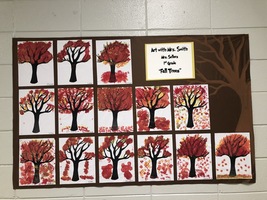 Fall Tree Designs by Mrs. Sellers' First Grade Class