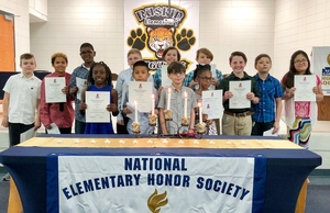 Ruskin Elementary Hosts NEHS Induction Ceremony