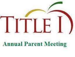 Title I Annual Meeting