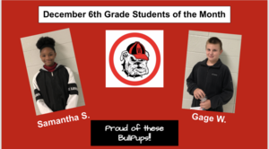 Students of the Month