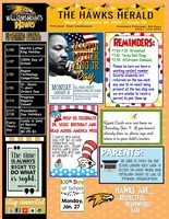 Check out our newsletter for January 21-24!