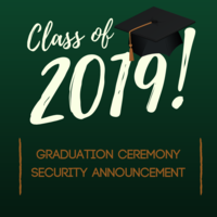 Graduation Ceremony Security Announcement