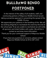 Bingo Postponed