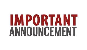 3/4/2020: An Important Announcement from Supt. Smith