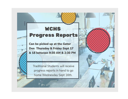 Progress Report Pick-Up