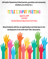 Title I Input Meeting