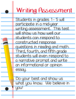 Writing Assessment