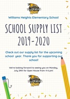 School Supply List