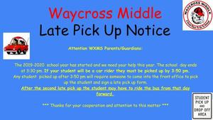 Late Pick Up Notice