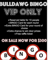Bulldawg BINGO VIP Tables