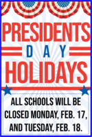 President's Day Holidays